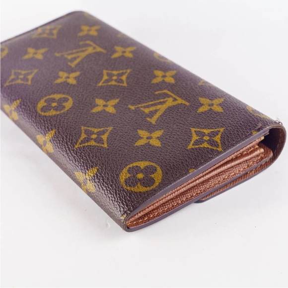 Louis Vuitton LV Long Wallet Monogram 7.4x4.2in Portefeuil Sarah With Box #A1037 - Picture 10 of 16